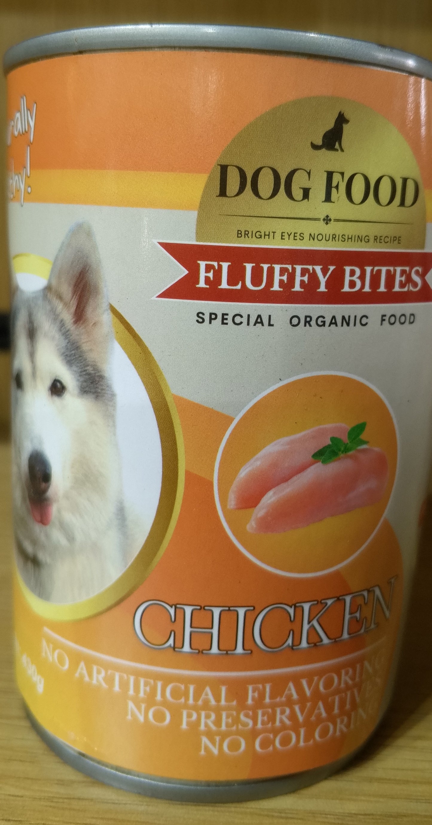 Contaminated Fluffy Bites Dog -Chicken