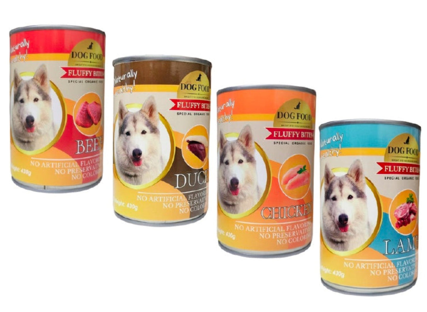 Fluffy Bites Canned Dog Food