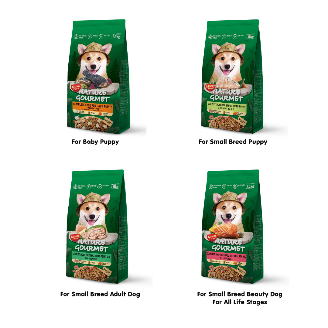 Kitchen Flavor Nature Gourmet Complete Food For Baby Puppy 1-3 Months Old