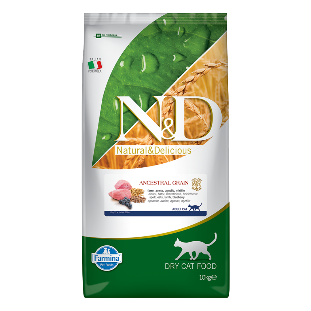 Farmina N&D Ancestral Grain Lamb & Blueberry Adult Cat