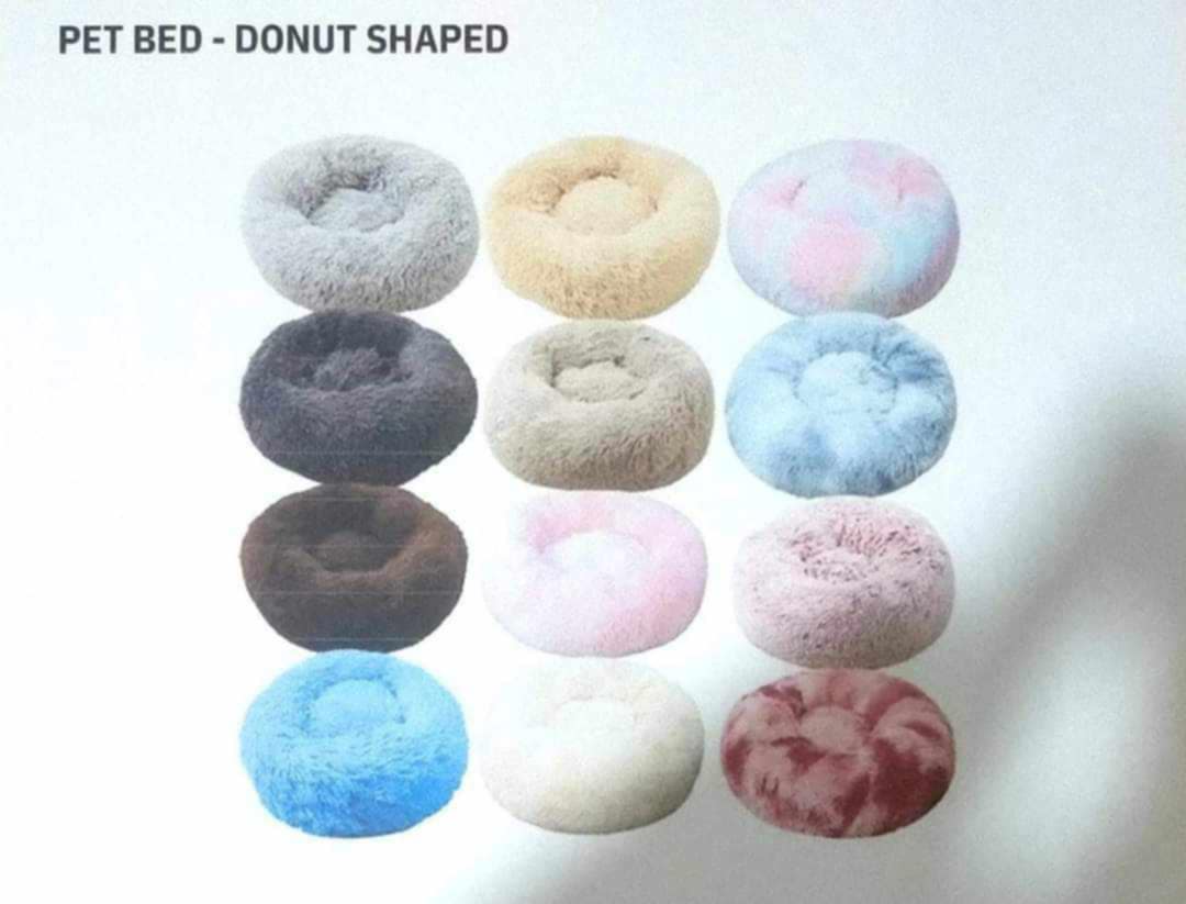 Pet Bed Donut Shape