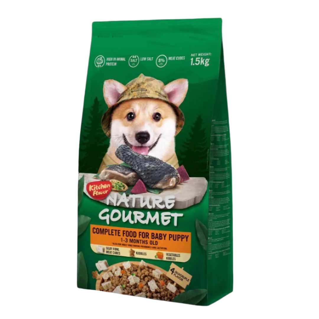 Kitchen Flavor Nature Gourmet  Small Breed Baby Puppy 1-3 Months Old