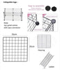 Collapsible Cage per panel with 2 connector