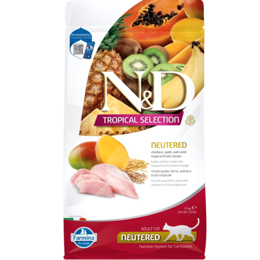 Farmina N&D Tropical Selection Chicken & Mango Neutered Cat